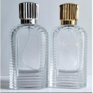 Custom Design 60ml Square New Cap Empty Crimp Glass Perfume Spray Bottle