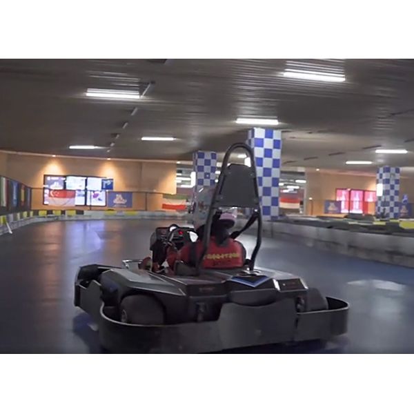 Fast Indoor Childs Electric Go Kart 28Km/H 690mm Wheel Base