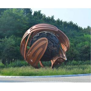 Handmade Lawn Outdoor Bronze Sculpture , Cast Bronze Garden Sculpture