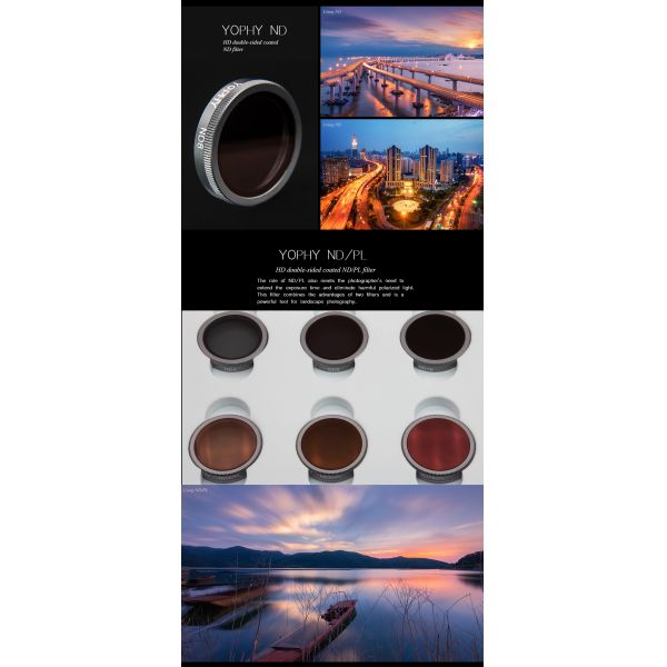 Custom Dji Polarizing Filter , Outlook Polar Pro Phantom Filters For DJI MAVIC 2 ZOOM