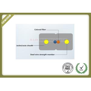 FTTH-GJXH FTTH Fiber Optic Cable 4 core Single Mode GJXFH LSZH jacket