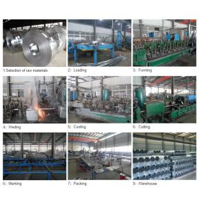 6.4kg/m Galvanised Metal Scaffold Tube with 420N/mm2 3.2 thickness steel pipe