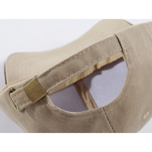 Custom Logo 6 Panel Fitted Free Size Women Men Outdoor Cotton Hot Selling Kahki Color Baseball Cap