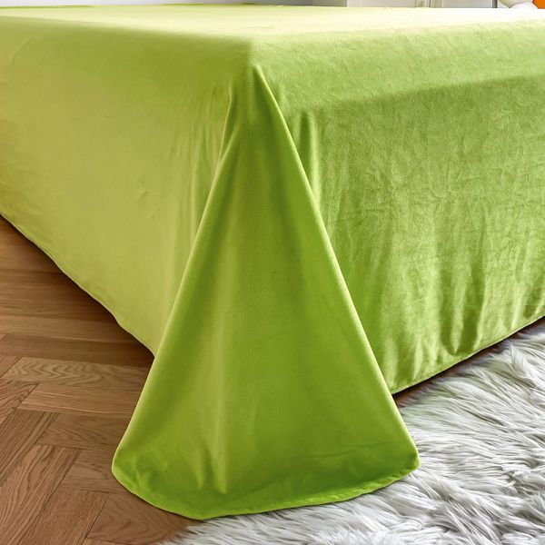 2023 Shaggy Warm Mink Velvet Crystal Bedding Solid Duvet Cover for 1.5m 5 feet Bed 4 Pcs