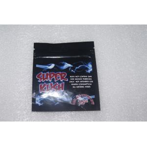 China High Barrier Herbal Incense Packaging , PE Material Plastic Zipper Bags on sale