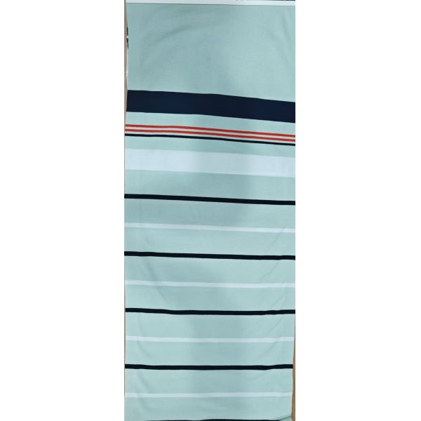Wear-Resistant Anti-Wrinkle And Refreshing Striped Material Fabric For Polo Shirt