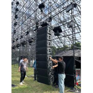 ARE Audio Line Array Outdoor System Monitor System with Eight Dual 12" Full