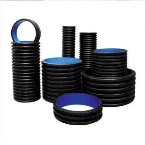High Quality Hdpe Double Wall Corrugated Pipe Customized Drainage And Sewage