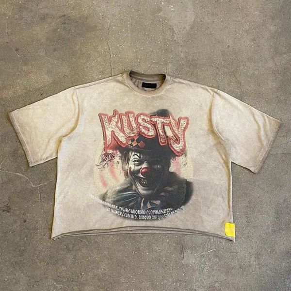 Custom Sublimation Cropped Boxy T Shirt Streetwear Oversized T Shirt Digital