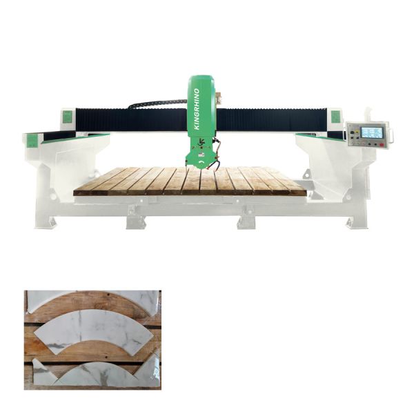 Buy 15kw 3200x2000mm Worktable Bridge Saw Cutter For Marble Sintered Stone at wholesale prices