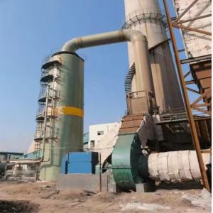 Spray Desulfurization Tower Wet Spraying Purification FRP Tower Gas Scrubber