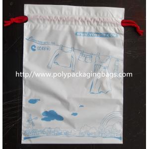 Lovely Recyclable Drawstring Plastic Bags For Children Toy / Books