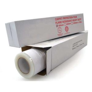 Clear Self - Adhesive Carpet Protection Film Plasticover Strong And Tear