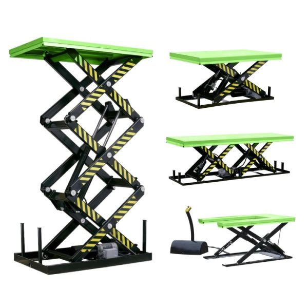 Buy Hydraulic Electric Scissor Stationary Scissor Lift Tables at wholesale prices