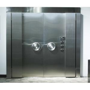China Sturdy Construction Height 2500mm 240mm Burglar Proof Door Double Opening on sale