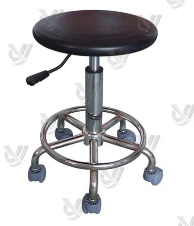 High Performance Cleanroom PU Foam Adjustable Antistatic Chair With Metal Chains ESD Chair For Lab