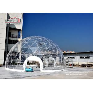 China 12m Diameter Transparent PVC Top Half Dome Tent for Outdoor Events Party on sale