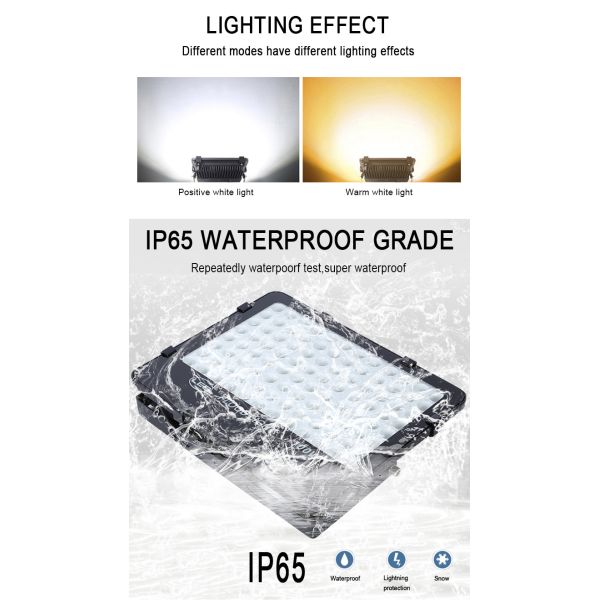 6000K Super Bright Daylight White Yard Bridgelux 50W Led Flood Lights Waterproof IP65