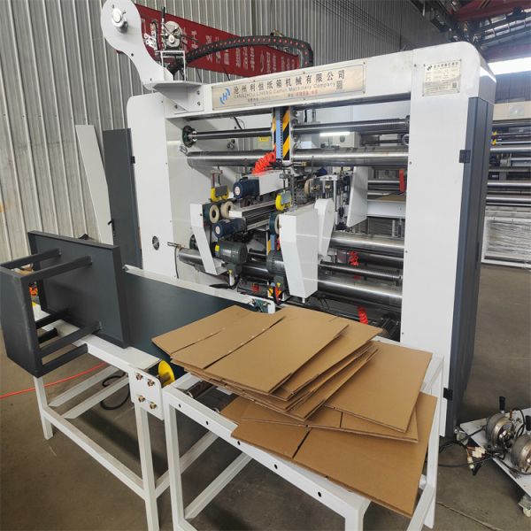 6KW Computer Operated Semi-Auto Carton Box Stitcher for Double Piece Joint