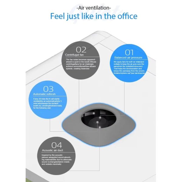 Soundproof Sleeping Pod Silent Nap Pods For Urban Office Workers