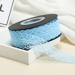 Latest High Quality flower lace ribbon crochet lace roll ribbon