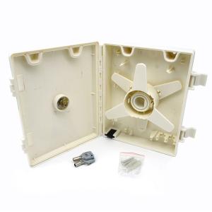 China 1 Splice Tray IP65 Waterproof Wall / Polemount Fiber Optic Terminal Box with SC/LC/FC/ST Adapter Type on sale