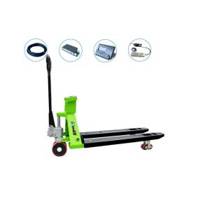 OEM Carbon Steel Hydraulic Trolley Pallet Jack With Weight Scale