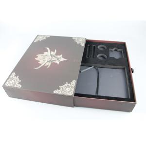 Matte Lanimated Flip Top Gift Box , Custom Paperboard Boxes With Debossing