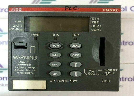 Buy PM592-ETH 1SAP150200R0271 AC500 PLC Programmable Logic Controller 4MB Ethernet at wholesale prices