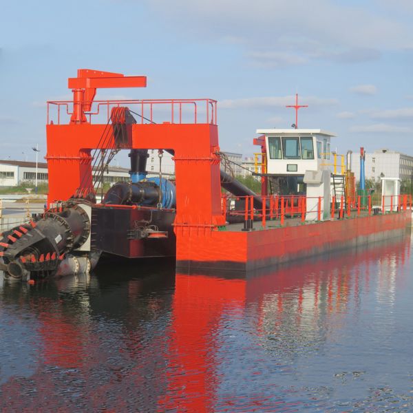 Close-up view of JMD550 River Dredging Equipment