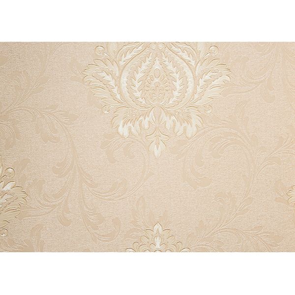 Classical Damask Pattern PVC Washable Vinyl Wallpaper European Style Wall Covering