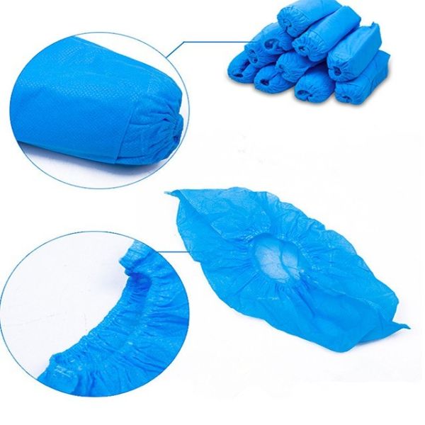 Buy Full Elastic Disposable Polypropylene Shoe Covers Environmental Friendly at wholesale prices