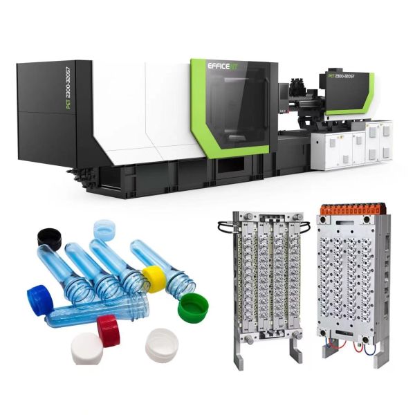 Buy PET Preform Plastic Injection Molding Machine Wide Mouth CE 300L at wholesale prices