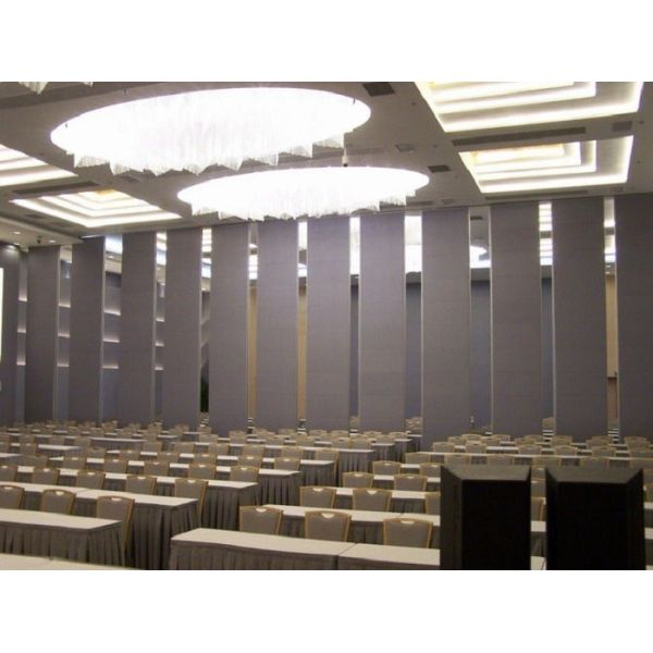 Interior Movable Sound Proof Folding Wooden Partition Wall For Function Room