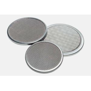316 Stainless Steel Wire Mesh Filter Disc 1-635 Mesh For Plastic Extruder