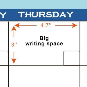 Erasable Print Dry Erase Poster Monthly Dry Erase Calendar Poster Self Adhesive