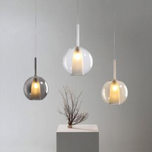 China LED Hanging Lamps Home Decoration Pendant Lights Living Room Glass Light Fixtures(WH-GP-63) on sale