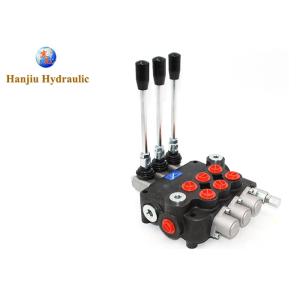 Hydraulic Agricultural Machines Directional Control Valve 3 Levers 21gpm