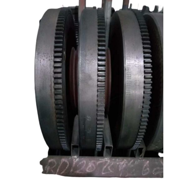 powder coated polished Cast Iron Flywheel for Heavy Machine