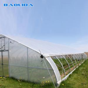 Quality Crops Hoop House Greenhouse / High Tunnel Hoop House Plastic Covering for sale
