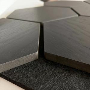 Modern 3D design of sound-insulating hexagonal soundproof wall panels for sound