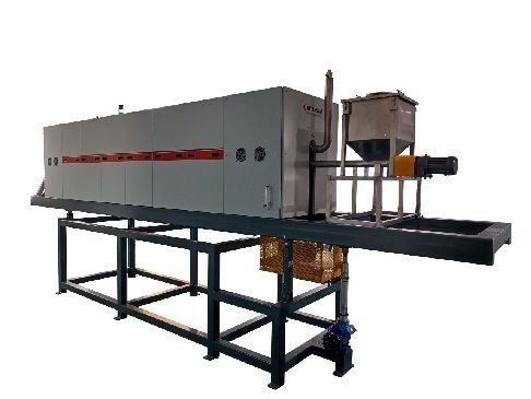 Ceramic Sintering Rotating Tube Furnace 1100 C With Purity Quartz And Nitrogen