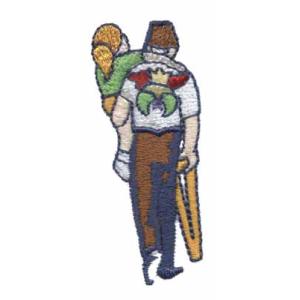 Quality Embroidery digitizing service,Custom Embroidery Digitizing Shriner carrying child WAL11C03 for sale