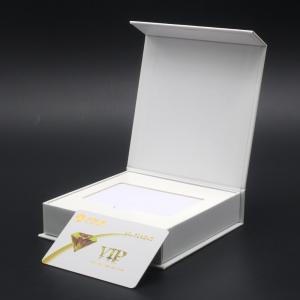 Quality Custom Logo Printing Paper Slim VIP Gift Card Boxes Credit Card Holder Packaging Box For Card for sale