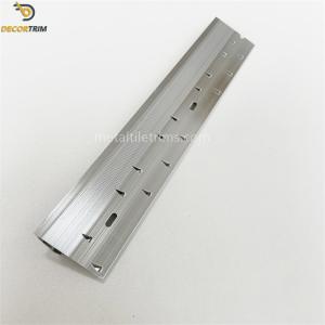 High Glossy Silver Carpet Transition Strip Aluminum Material Single Side With