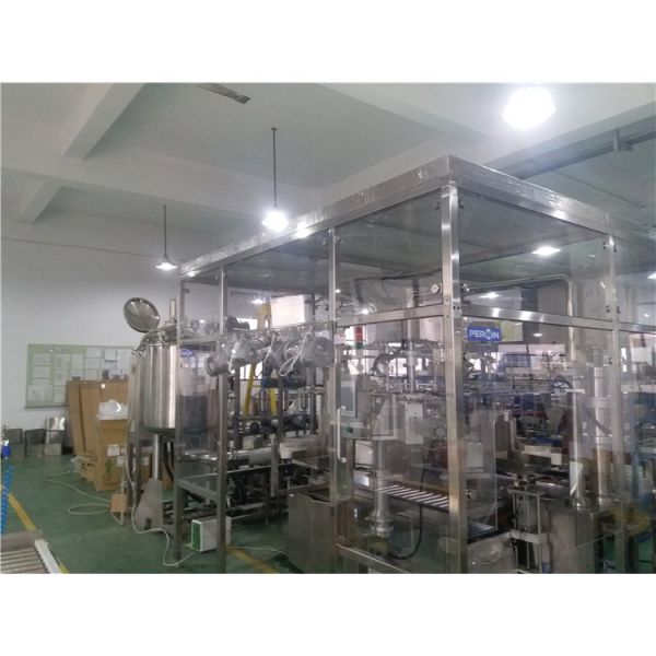 20L Cubitainer Automated Sterile Filling Machine With Flowmeter Pump