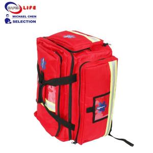 Large Capacity Ambulance EMS Responder Bag Rescue With Trolley Backpack