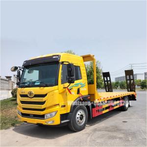 FAW 4x2 Large Plate Flatbed Transport Truck 10 Tons Platform Truck Euro 6