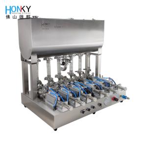 6 Channels 5-50ml Paste Filling Machine System High Precision For Blister