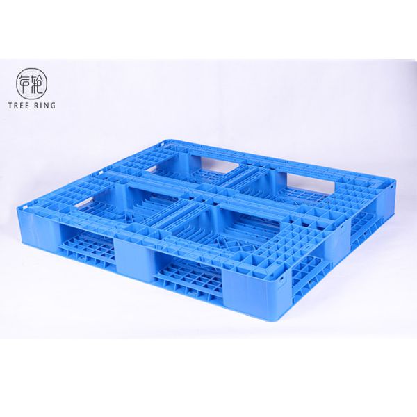 Buy Single HDPE Plastic Pallets Hd Full Perimeter Bottom , Reinforced Plastic Stacking Pallets at wholesale prices